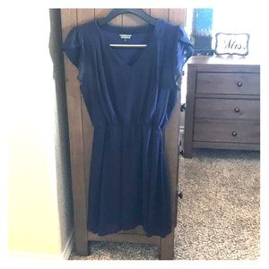 Navy blue Papermoon dress.